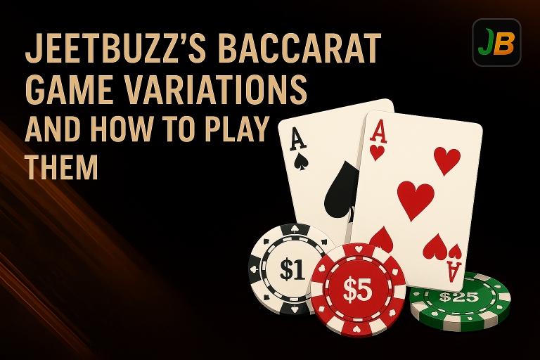 Jeetbuzz’s Baccarat Game Variations and How to Play Them