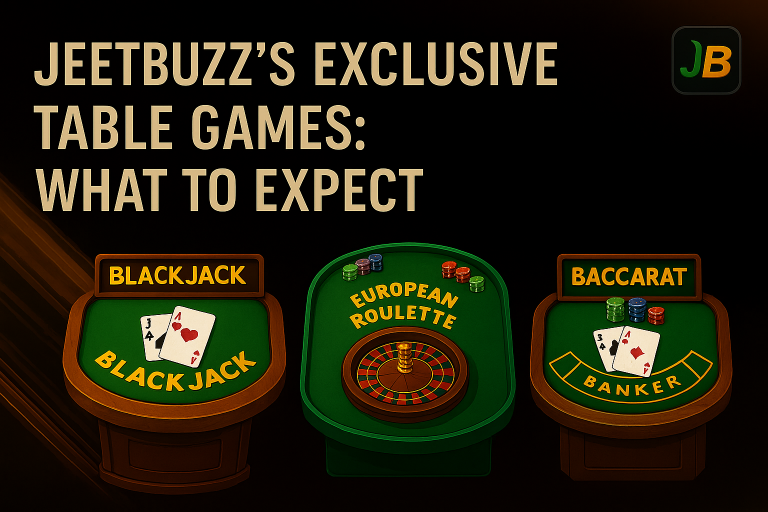 Jeetbuzz’s Exclusive Table Games