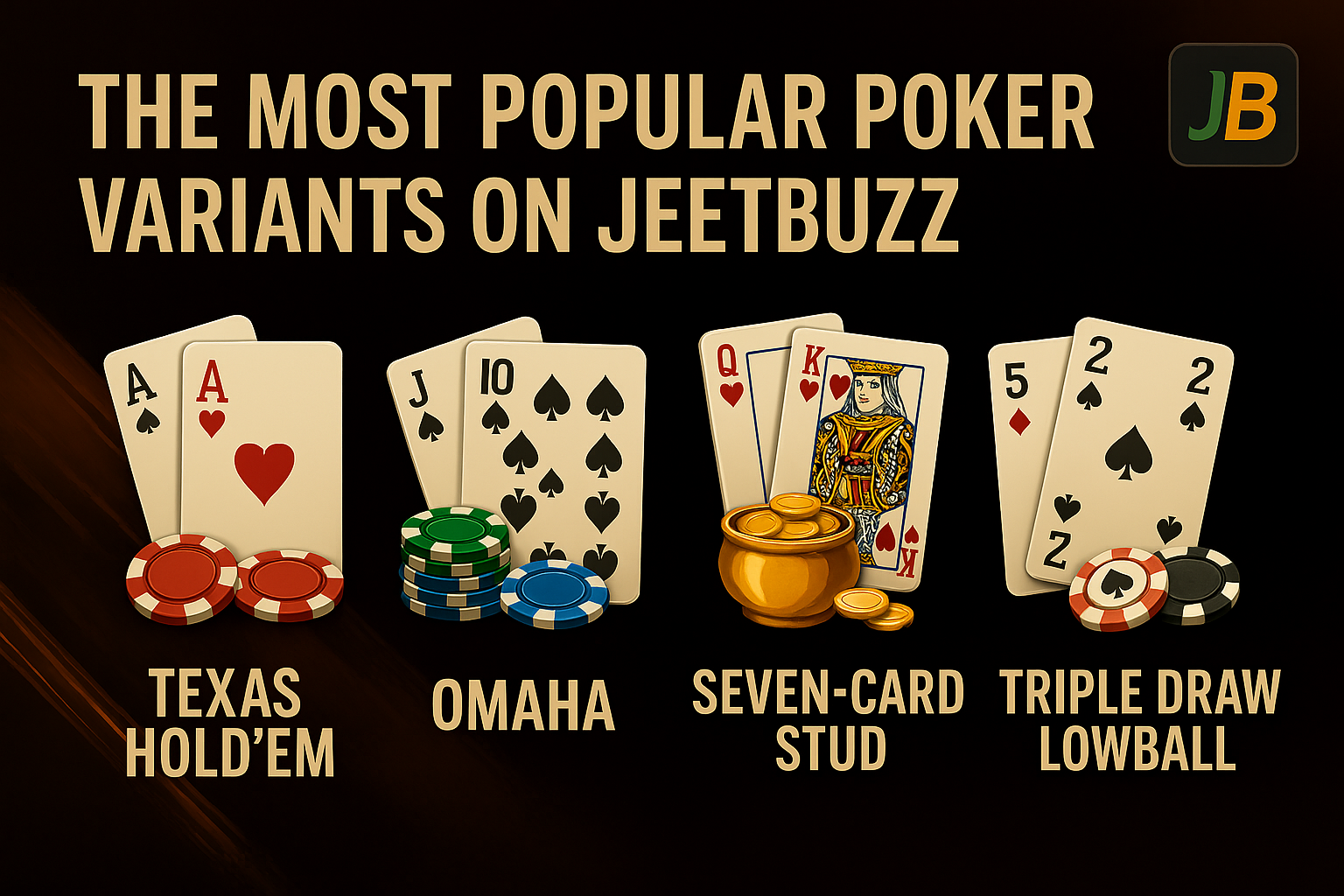 The Most Popular Poker Variants on Jeetbuzz